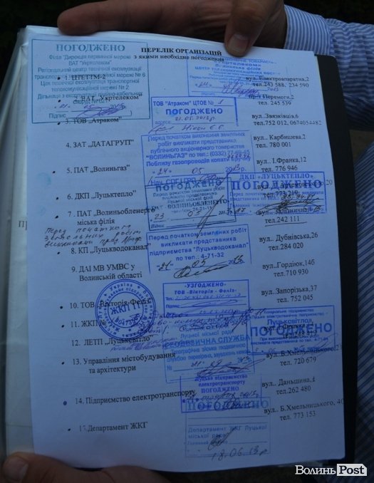 У Луцьку ріжуть дерева, аби збудувати церкву. ФОТО